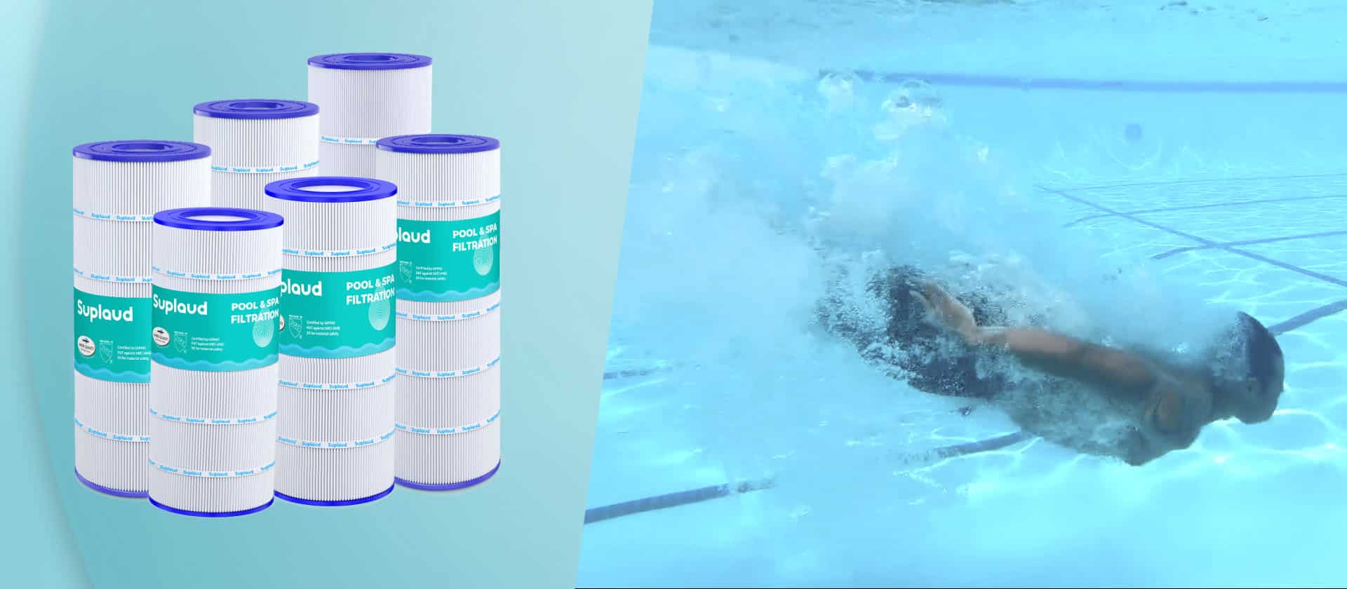 SUPLAUD pool spa filter cartridges